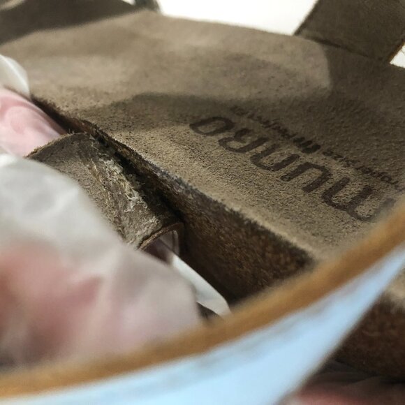 MUNRO Wedge Sandals Women's Size US8 Gold White Perfect Fit Mini - Picture 10 of 13